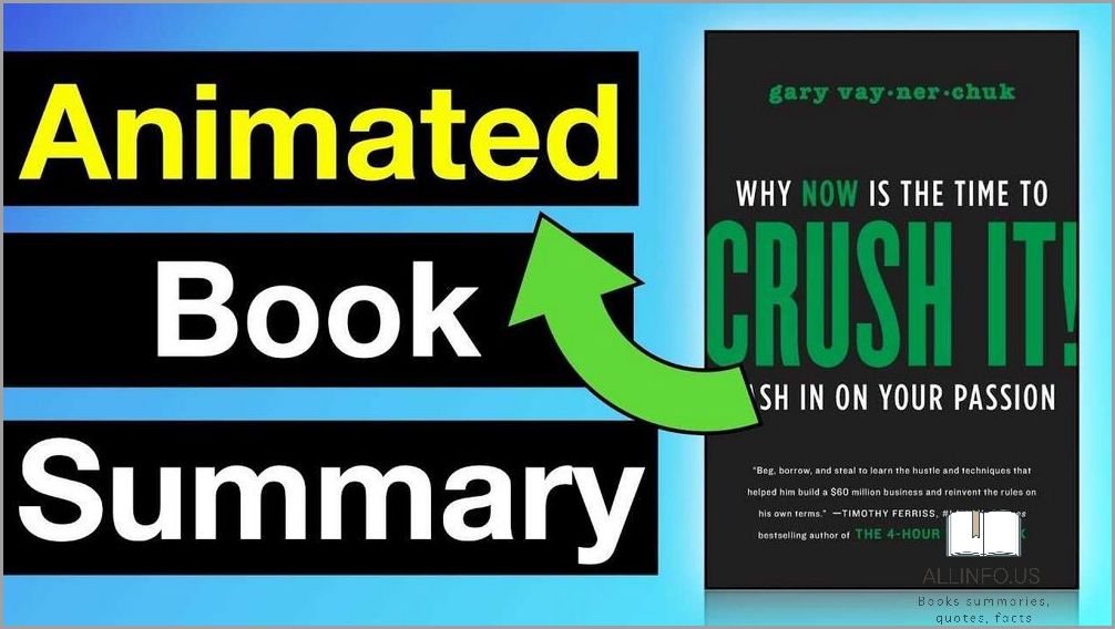Crush It Book Summary - How to Build Your Personal Brand and Make Money Online