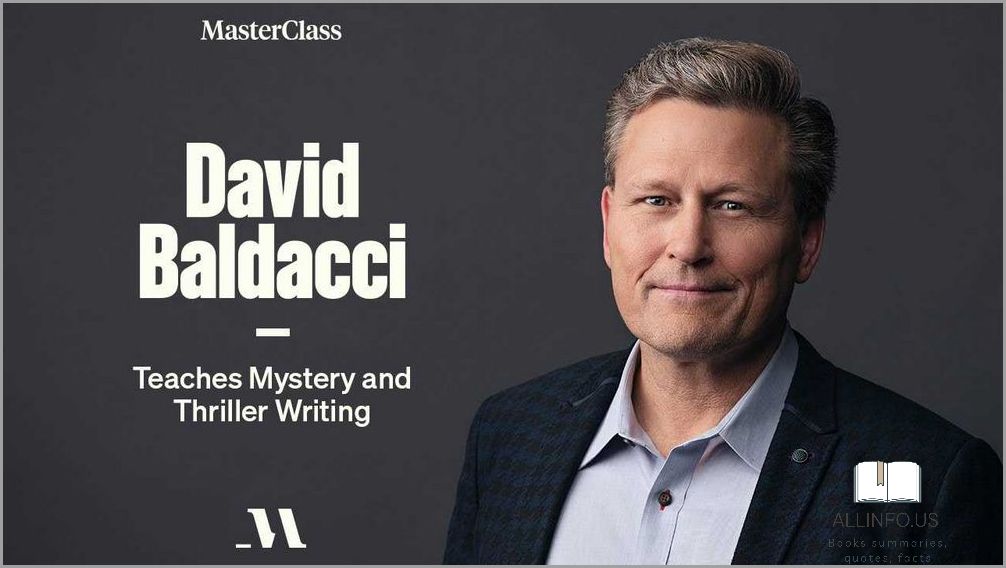 David Baldacci A Master of Suspense