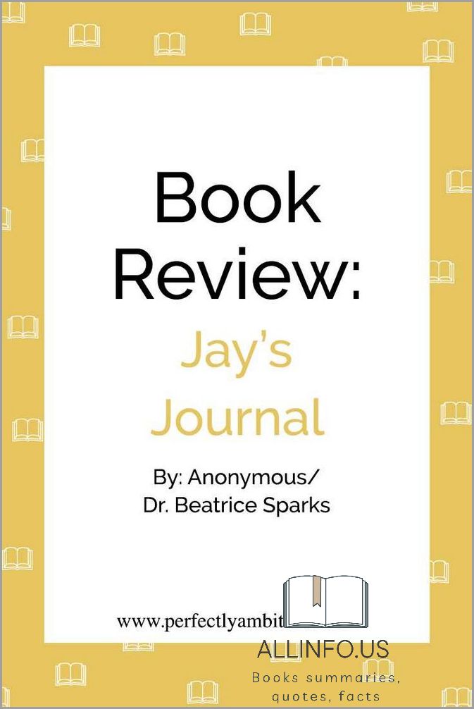 Jay's Journal Book Summary