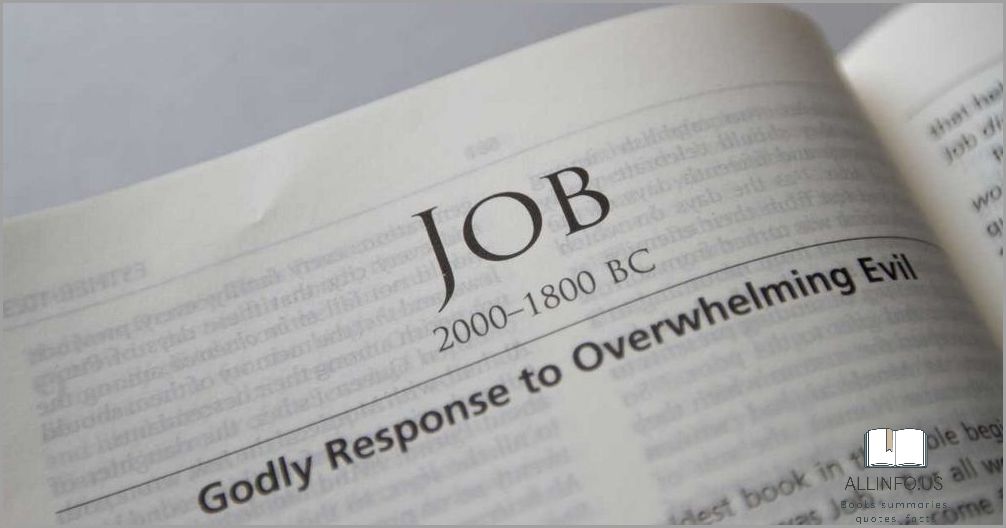 Job: A Tale of Suffering and Redemption