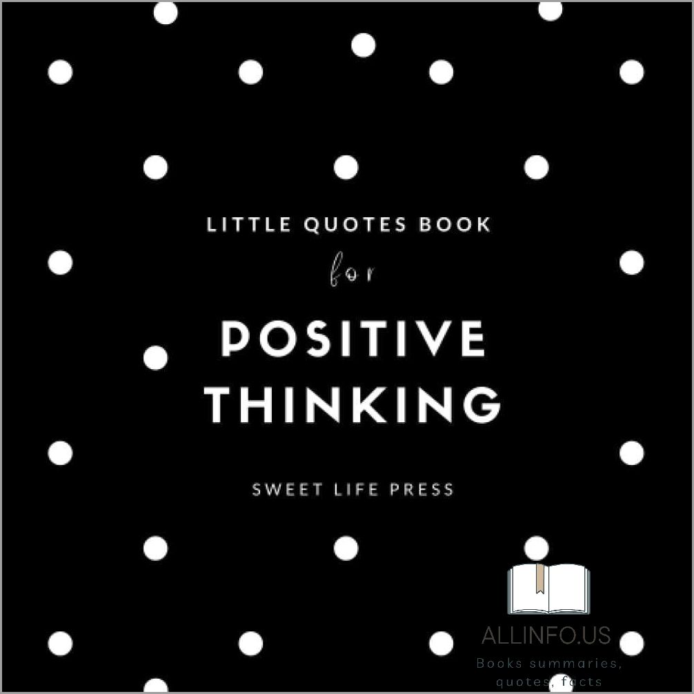 Discover the Power of Positivity with the Little Book of Positive Quotes