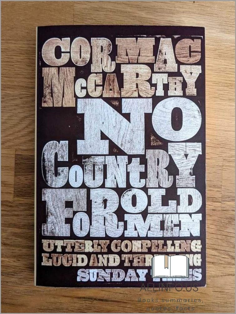No Country for Old Men: A Brief Summary of the Book