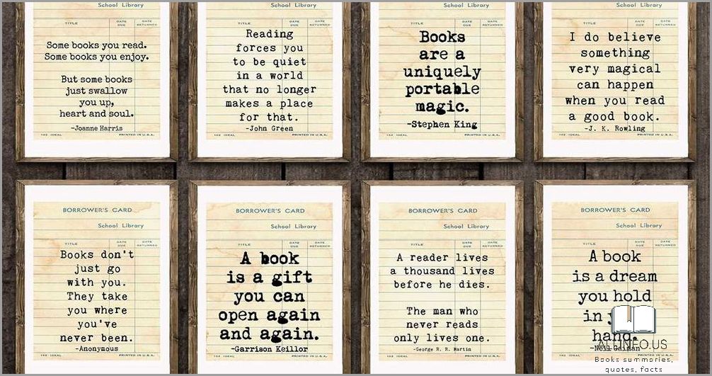 Free Book Quote Printables: Inspiring Quotes to Decorate Your Home